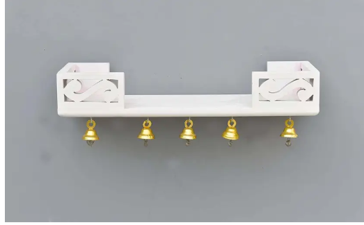 home Decor Hexagon Shape Storage Wall Shelves MDF (Medium Density Fiber) Wall Shelf (Number of Shelves - 3, PURPLE ) Wooden Wall Shelf (Number of Shelves - 3, Purple) - Image 3