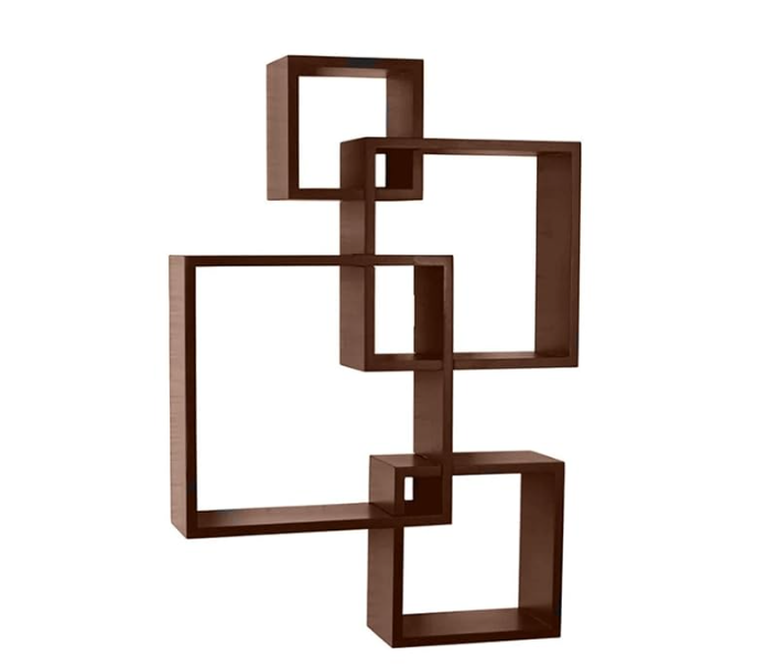 fULKKY classiconline TV Setup Box & Remote Stand Wooden Wall Shelf Wooden Wall Shelf (Number of Shelves - 1, Brown) - Image 3